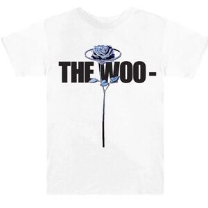 Vlone x Pop Smoke The Woo T-Shirt 'White - Size Large